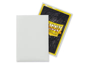 Dragon Shield Matte White - 60 Japanese Size Sleeves - Arcane Tinmen