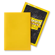 Dragon Shield Matte Yellow - 60 Japanese Size Sleeves - Arcane Tinmen