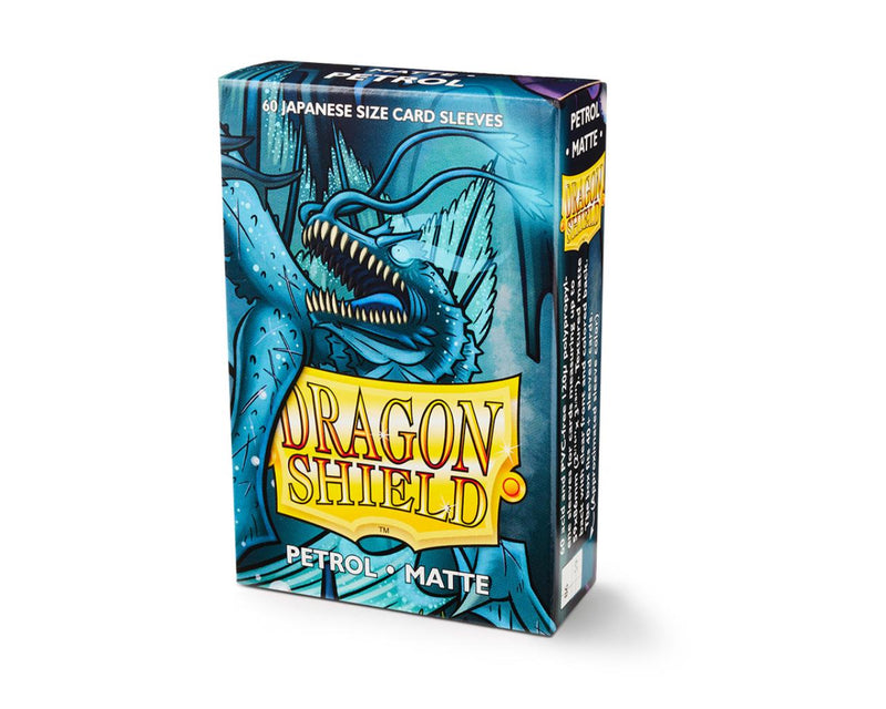 Dragon Shield Matte Petrol - 60 Japanese Size Sleeves - Arcane Tinmen