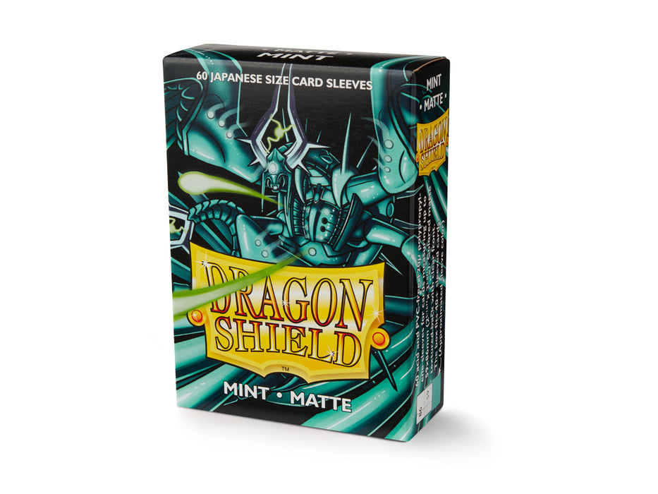 Dragon Shield Matte Mint - 60 Japanese Size Sleeves - Arcane Tinmen