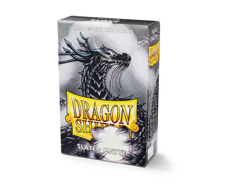 Dragon Shield Matte Slate - 60 Japanese Size Sleeves - Arcane Tinmen