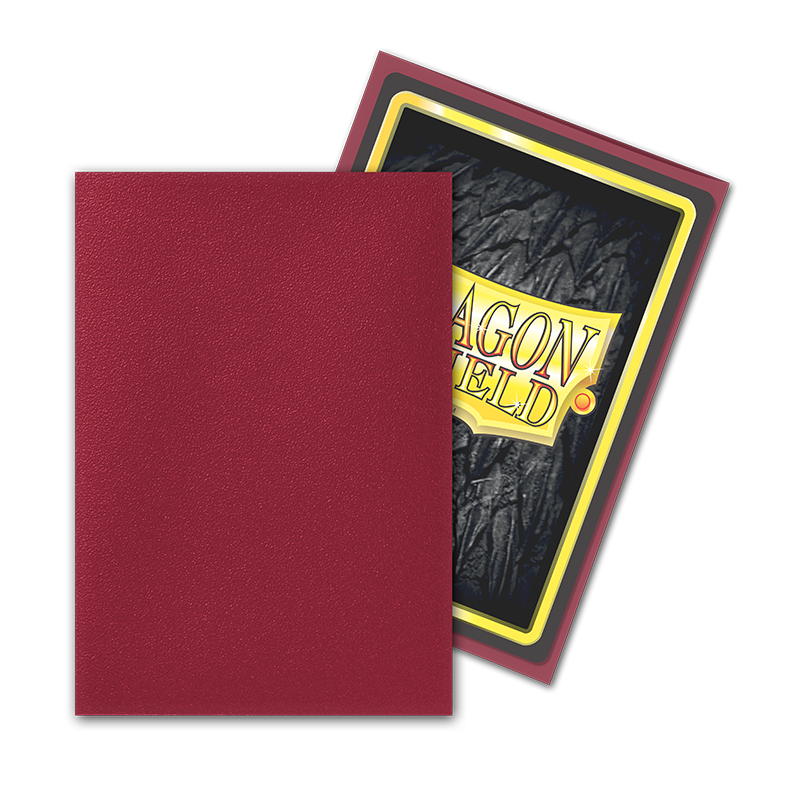Dragon Shield Blood Red - Matte Sleeves - Japanese Size (60) - Arcane Tinmen
