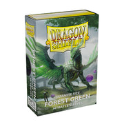 Dragon Shield Forest Green - Matte Sleeves - Japanese Size (60) - Arcane Tinmen