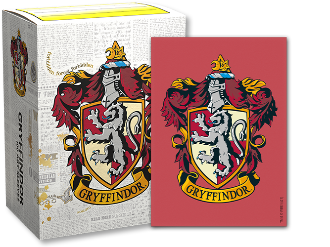 Dragon Shield Art Sleeves – Wizarding World – Gryffindor (100 Sleeves) - Arcane Tinmen