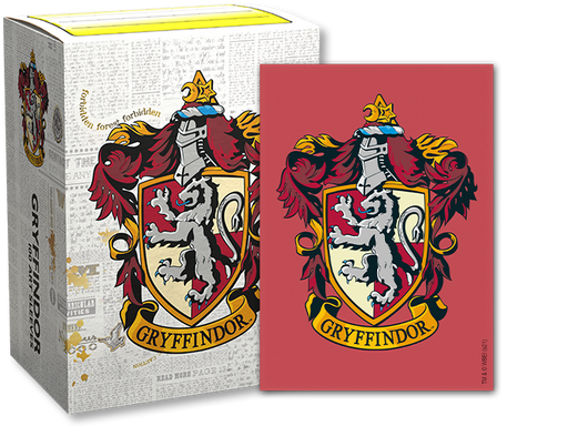 Dragon Shield Art Sleeves – Wizarding World – Gryffindor (100 Sleeves) - Arcane Tinmen