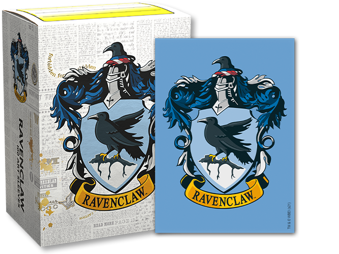 Dragon Shield Art Sleeves – Wizarding World – Ravenclaw (100 Sleeves) - Arcane Tinmen