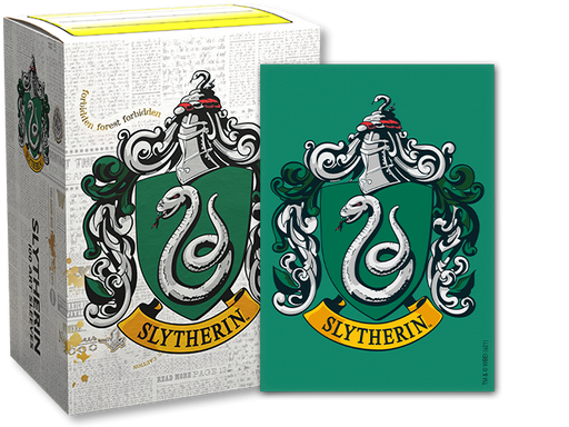 Dragon Shield Art Sleeves – Wizarding World – Slytherin (100 Sleeves) - Arcane Tinmen