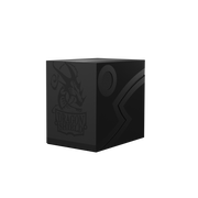 Dragon Shield Double Shell - Shadow Black/Black - Deck Box - Arcane Tinmen