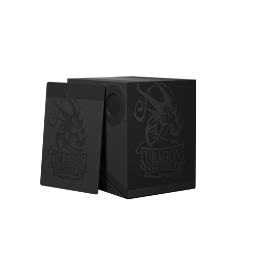 Dragon Shield Double Shell - Shadow Black/Black - Deck Box - Arcane Tinmen