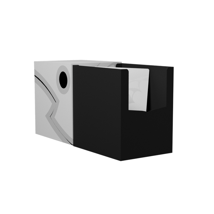 Dragon Shield Double Shell - Ashen White/Black - Deck Box - Arcane Tinmen