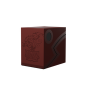 Dragon Shield Double Shell - Blood Red/Black - Deck Box - Arcane Tinmen
