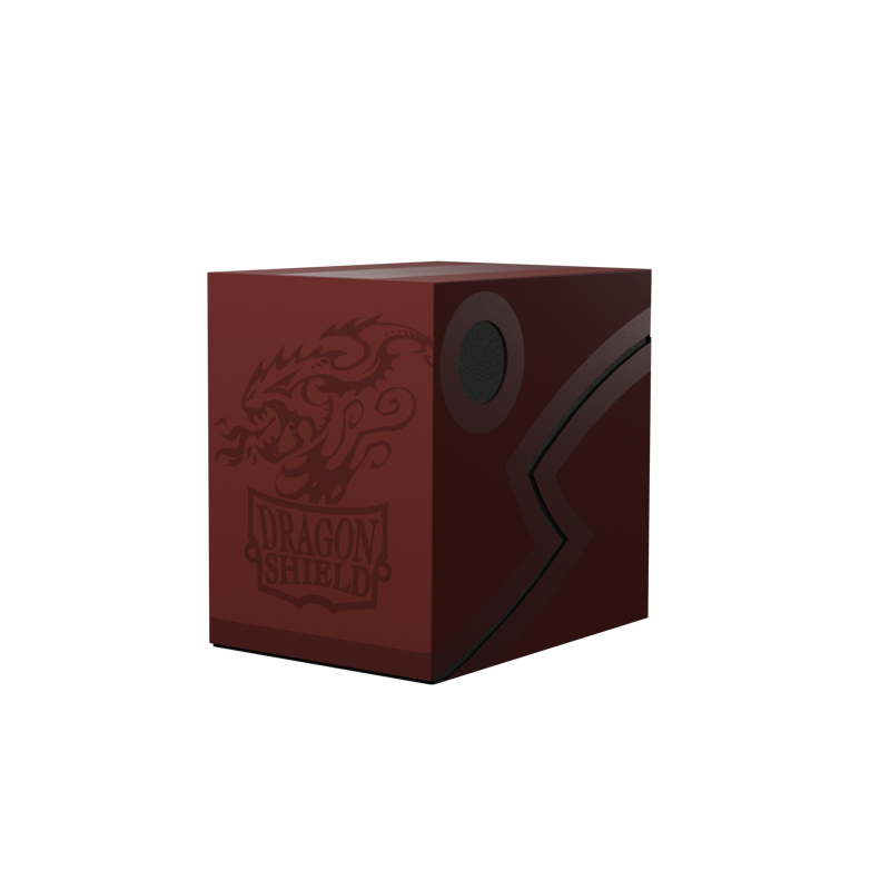 Dragon Shield Double Shell - Blood Red/Black - Deck Box - Arcane Tinmen
