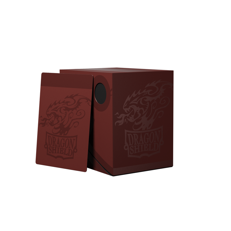 Dragon Shield Double Shell - Blood Red/Black - Deck Box - Arcane Tinmen
