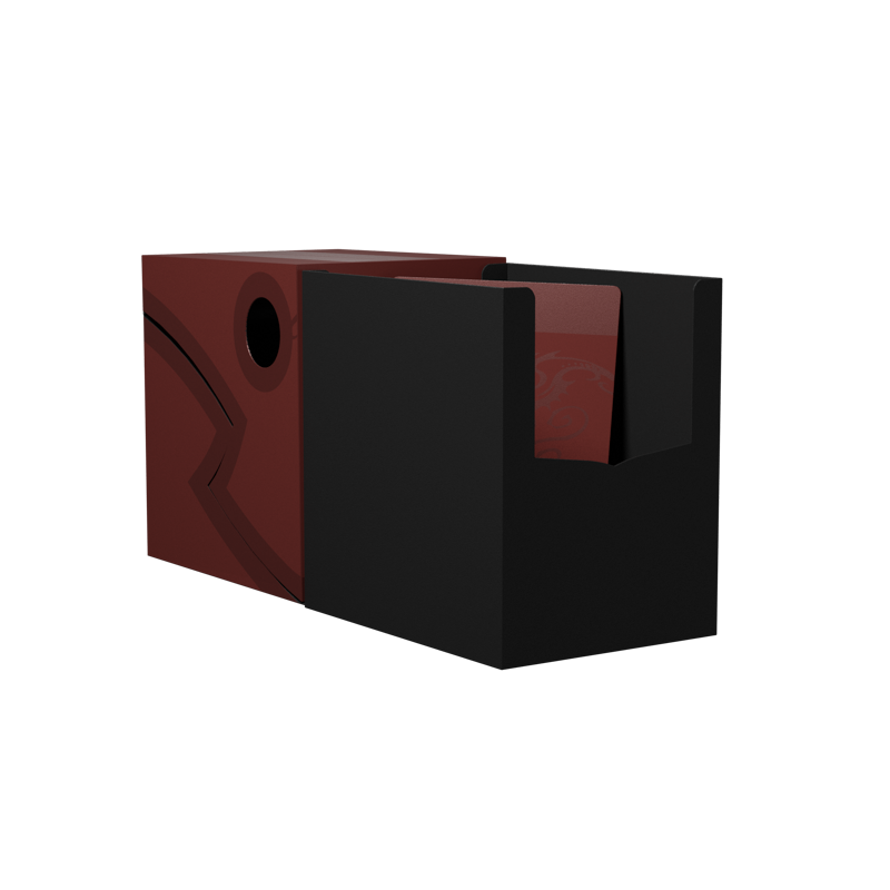 Dragon Shield Double Shell - Blood Red/Black - Deck Box - Arcane Tinmen