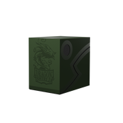 Dragon Shield Double Shell - Forest Green/Black - Deck Box - Arcane Tinmen