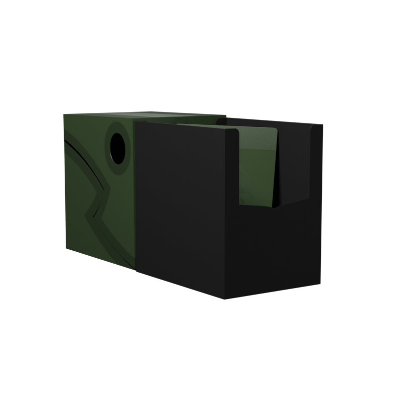 Dragon Shield Double Shell - Forest Green/Black - Deck Box - Arcane Tinmen
