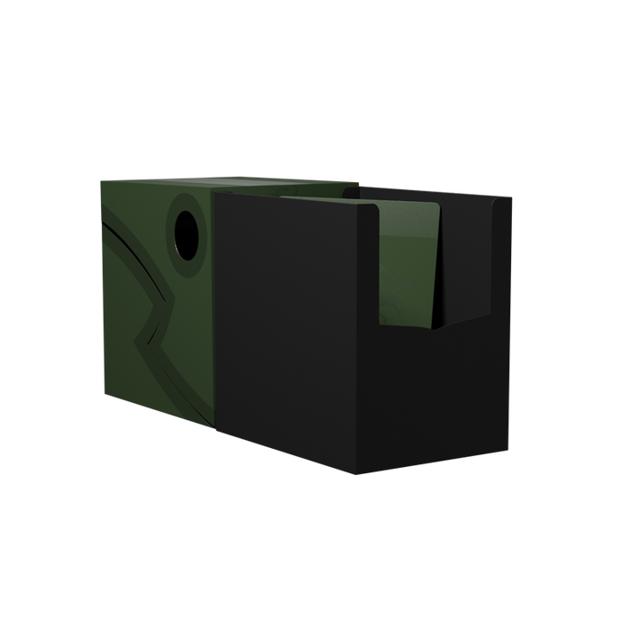 Dragon Shield Double Shell - Forest Green/Black - Deck Box - Arcane Tinmen