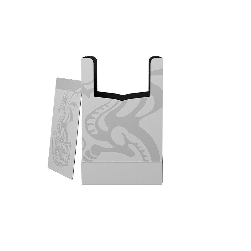 Dragon Shield - Deck Shell - Ashen White - Deck Box - Arcane Tinmen