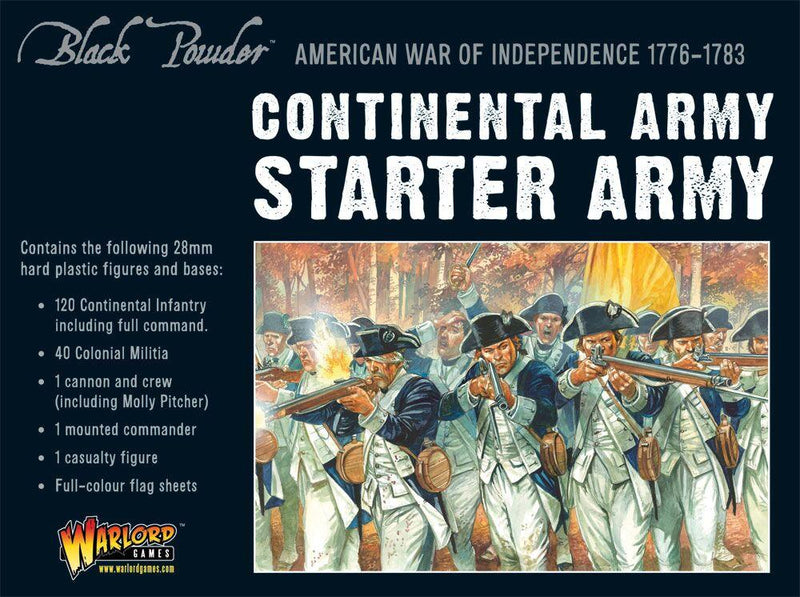 American War of Independence Continental Army starter set - Warlord Games