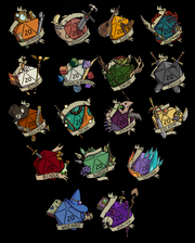 Loot Tavern D&D D20 Class Enamel Pins - Loot Tavern