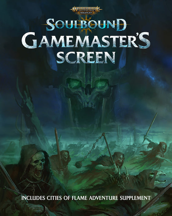 Soulbound Gamemaster’s Screen: Warhammer Age of Sigmar Roleplay - Cubicle 7