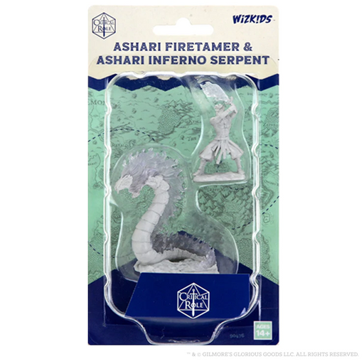 Ashari Firetamer & Inferno Serpent: Critical Role Unpainted Miniatures (W2) - Wizkids