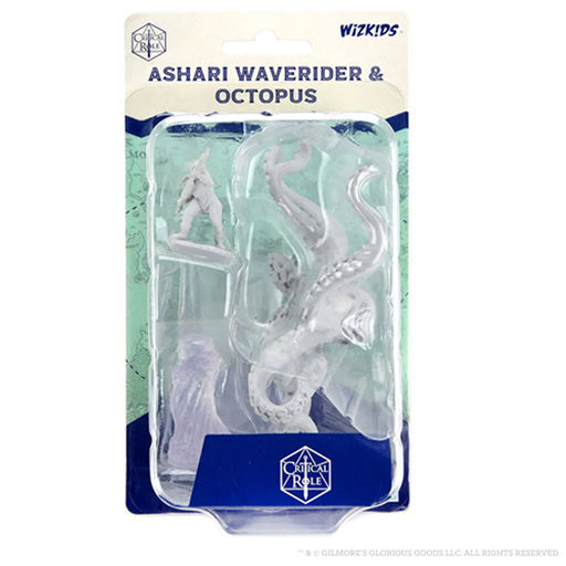 Ashari Waverider & Octopus: Critical Role Unpainted Miniatures (W2) - Wizkids