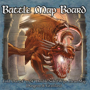 Battle Mat Board - Dungeon and Grassland - Loke Battlemats