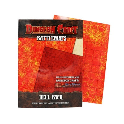 Dungeon Craft Battle Map: Hell - 1985 Games