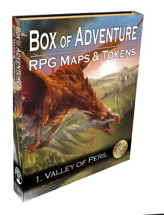 Box of Adventure 1 - Valley of Peril - Loke Battlemats
