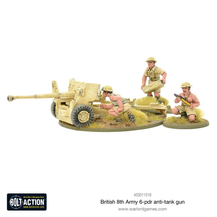8th Army 6 Pounder ATG - Bolt Action - Warlord Games