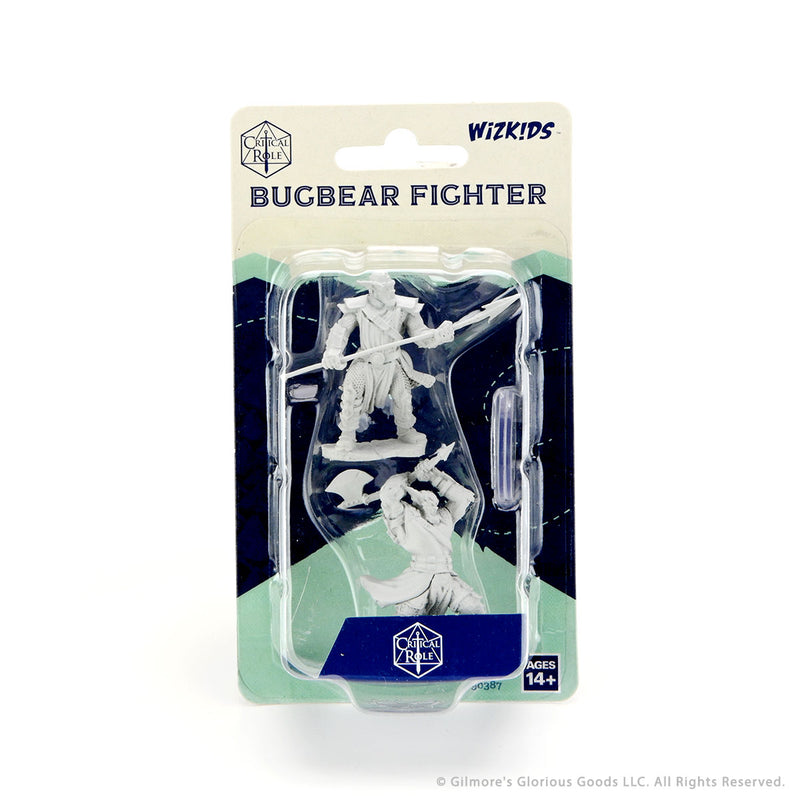 Critical Role Unpainted Miniatures: Bugbear Fighter Male - Wizkids
