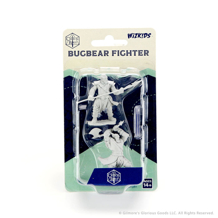 Critical Role Unpainted Miniatures: Bugbear Fighter Male - Wizkids