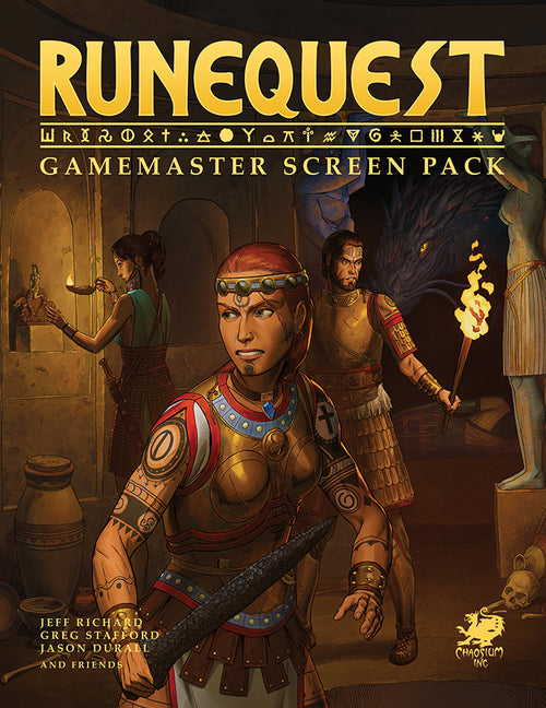 RuneQuest Gamemasters Screen Pack - Chaosium Inc.