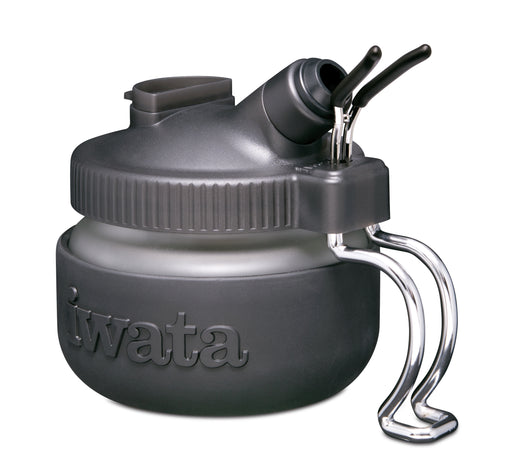 Iwata Spray Out Cleaning Pot with Airbrush Hanger - Iwata