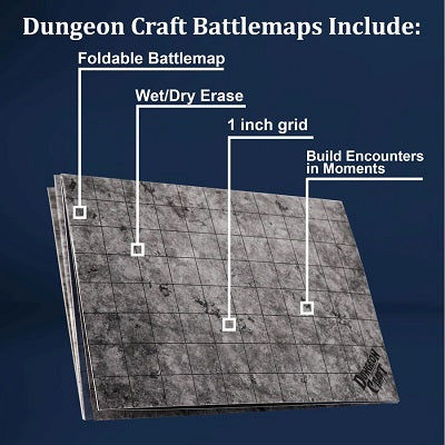 Dungeon Craft Battle Map: City - 1985 Games