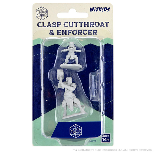 Clasp Cutthroat & Enforcer: Critical Role Unpainted Miniatures (W2) - Wizkids