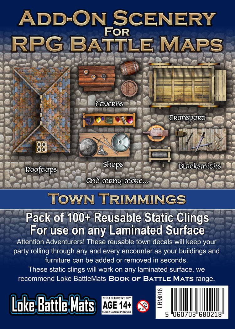 Town Trimmings - Add-On Scenery - Loke Battlemats