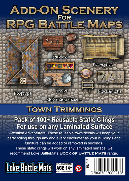 Town Trimmings - Add-On Scenery - Loke Battlemats