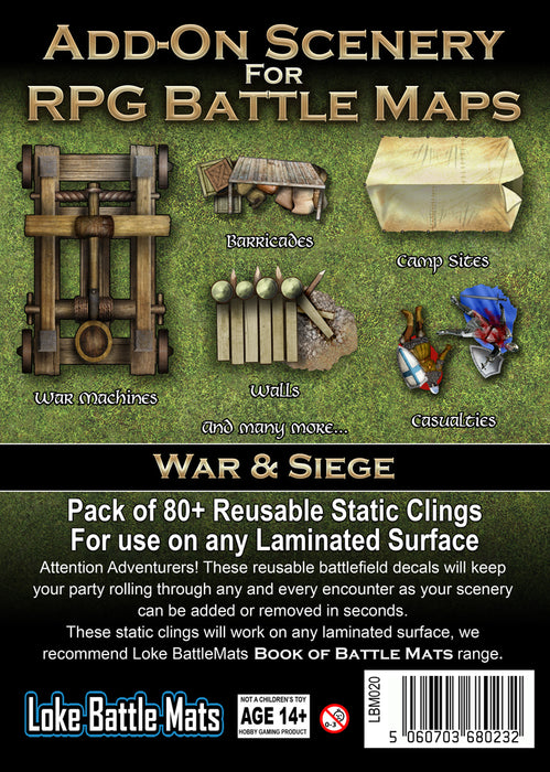 War & Siege - Add-On Scenery - Loke Battlemats