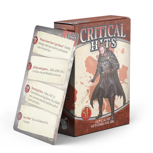 Dungeons And Dragons RPG: Game Master's Toolbox: Critical Hit Deck For GM's - Nord Games