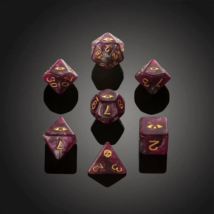 Set of 7 'Spirit Of' Cyclops RPG Dice - Critit