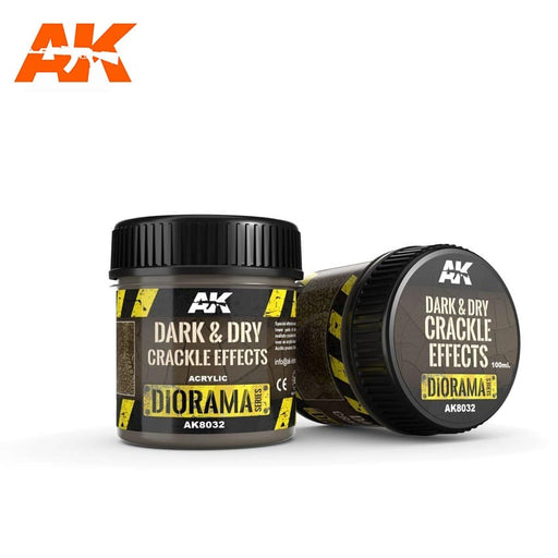 Dark & Dry Crackle Effects - 100ml (Acrylic) - AK Interactive