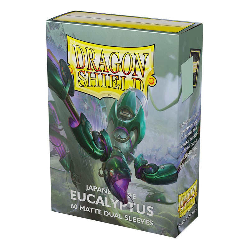 Dragon Shield – Japanese size - Dual Matte - Eucalyptus (60 sleeves) - Arcane Tinmen