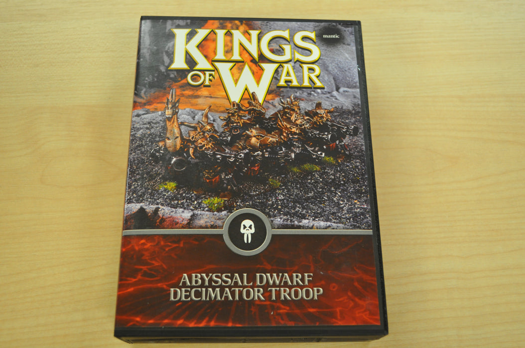 Abyssal Dwarf Decimator Troop - Kings of War - Mantic Games