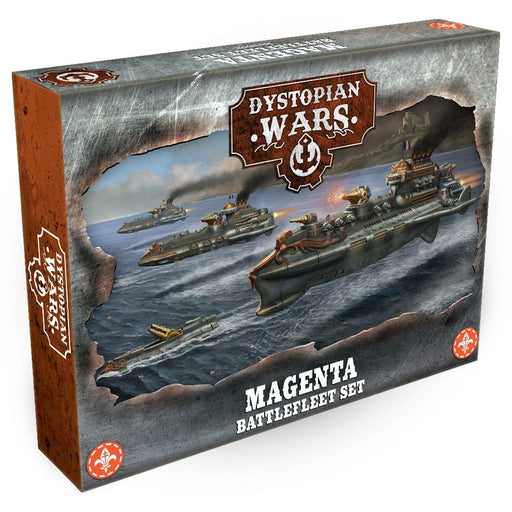 Magenta Battlefleet Set: Dystopian Wars - Warcradle Studios