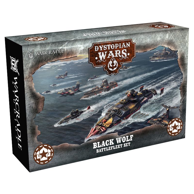 Black Wolf Battlefleet Set: Dystopian Wars - Warcradle Studios