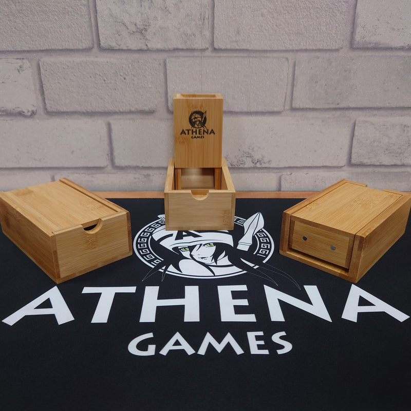 Athena Bamboo Dice Tower - Udixi Dice