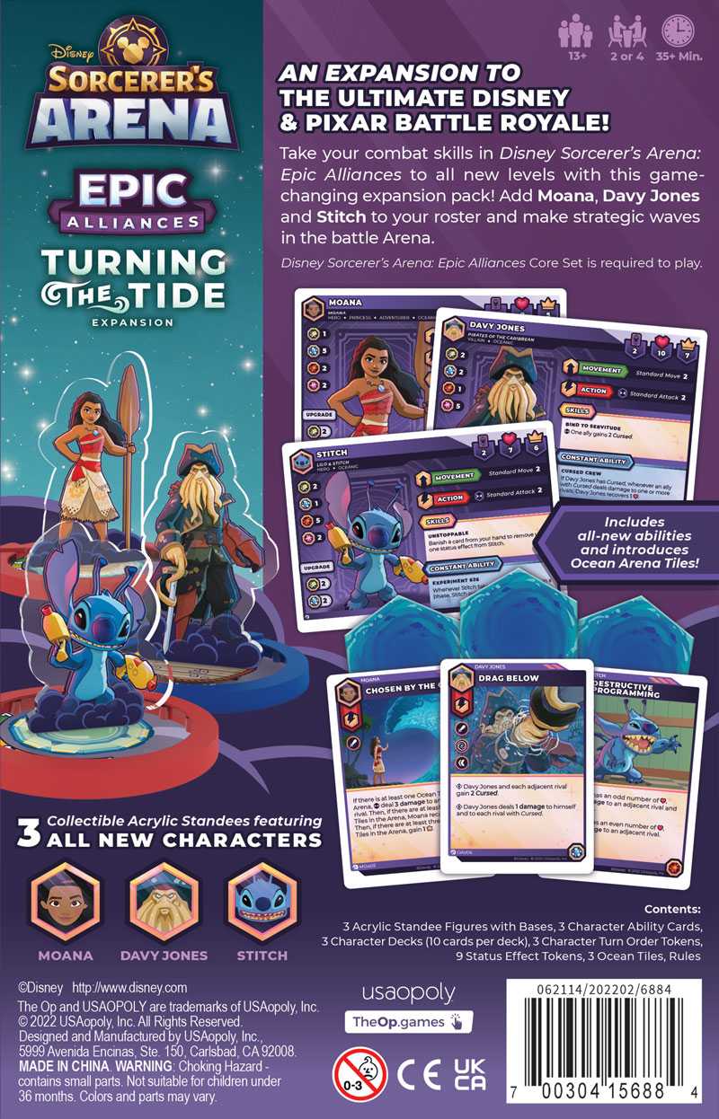 Disney Sorcerer's Arena: Epic Alliances Turning the Tide Expansion - USAopoly