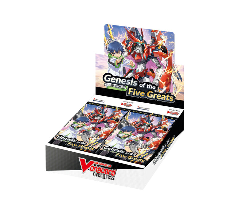 Cardfight!! Vanguard overDress D-BT01 Genesis of the Five Greats Booster Box - Bushiroad